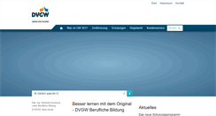 Desktop Screenshot of dvgw-gw301.de