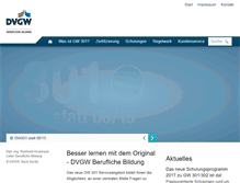 Tablet Screenshot of dvgw-gw301.de